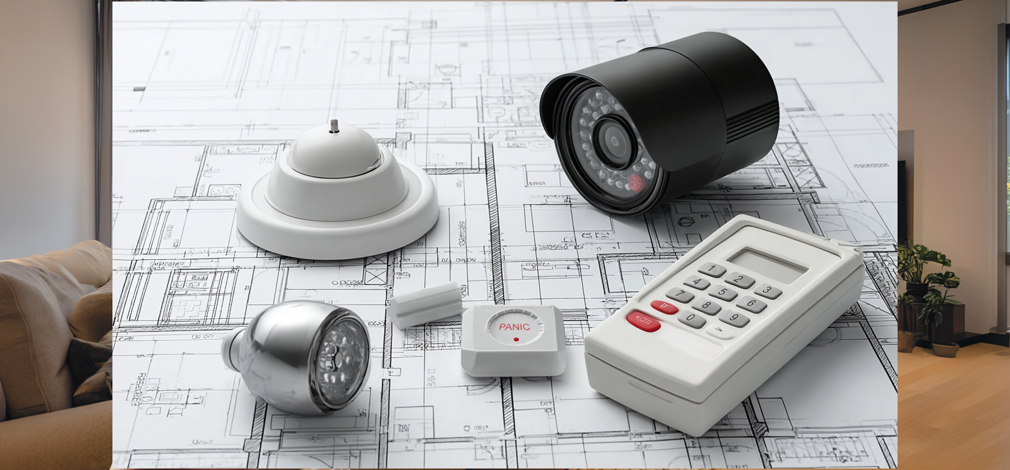 Варианты охранно-сигнальной системы для помещений